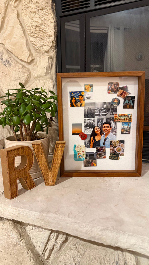 Custom Travel Keepsake Frame – Personalized Memory Collage