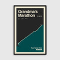 Grandma's Marathon Personalized Race Print
