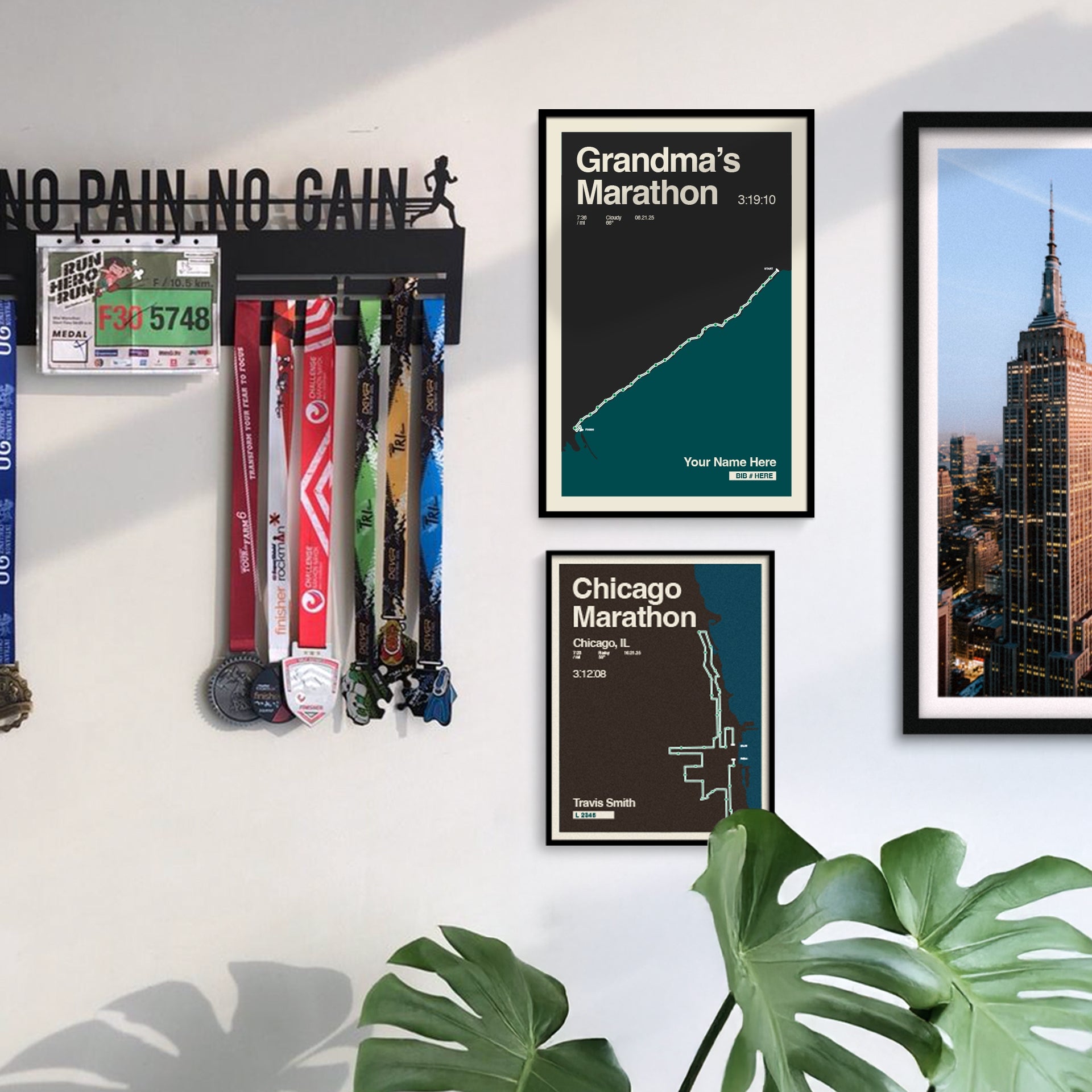 Grandma's Marathon Personalized Race Print