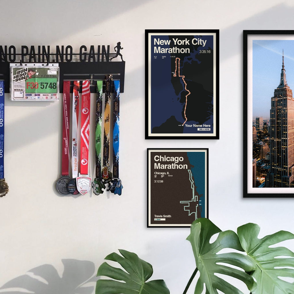 New York City Marathon Personalized Race Print